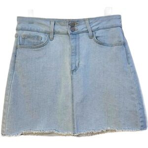 Just Black Denim Mini Skirt Women’s Blue Size M.